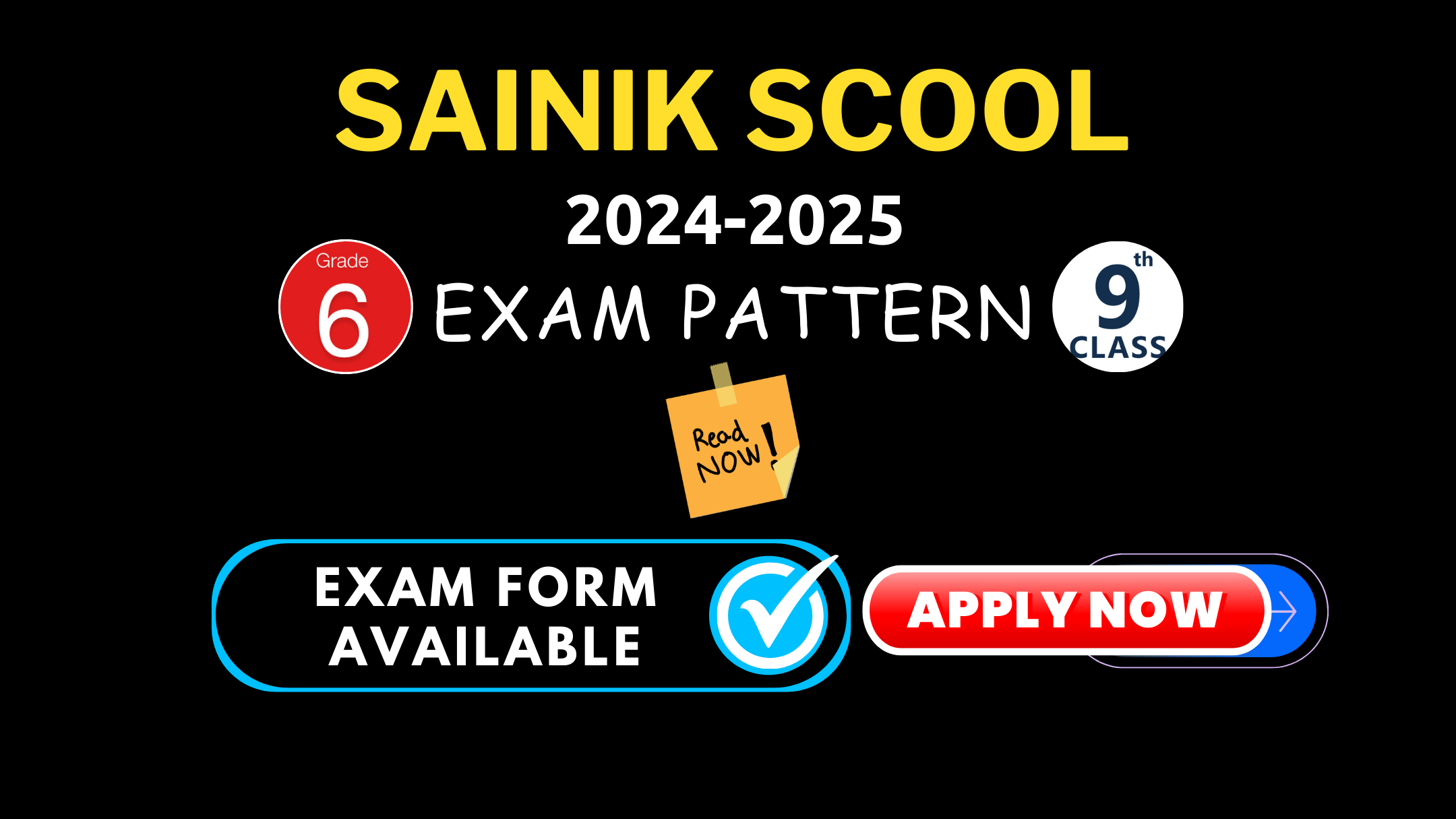 Sainik School Exam Pattern  2024